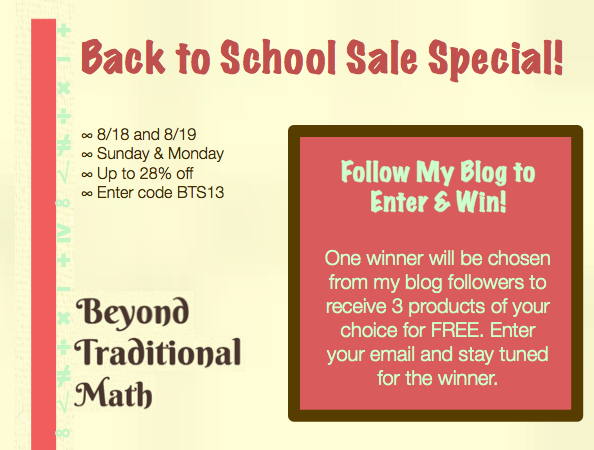 Back To School Sale: Save up to 28% and Enter to Win 3 FREE Products!