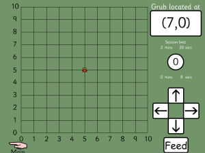 Billy Bug Coordinate Graphing Online Game